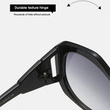 LARGE FRAME POLYGONAL FUTURISTIC TECHNOLOGY GLASSE_CWASG0244