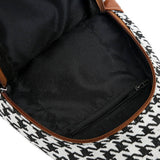 Trendy Plaid One Shoulder Messenger Bag_Cwab2670