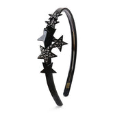 ACETATE FIVE POINTED STAR DIAMOND HEADBAND_CWAHA4357