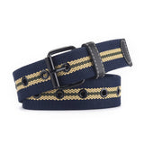 Women Canvas Striped Hollow Air Belt_Cwabe0595