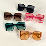 ANTI UV LARGE FRAME POLYGONAL CURVED SUNGLASSES_CWASG0392