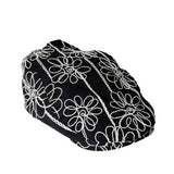 Vintage Flower Embroidered Front Cap_Cwab2903
