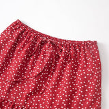 COTTON SKIRT HIGH WAIST ELASTIC TIE LONG SKIRT_CWAB4806