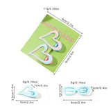 COLORFUL ENAMEL HAIR CLIP GRADIENT METAL DUCKBILL_CWAHA1640