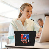 BLACK DOUBLE SIDED PRINTED COSMETIC BAG_CWAB2262