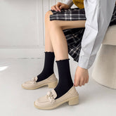 Warm Brown Fungus Mid-Calf Women'S Socks_Cwms0592