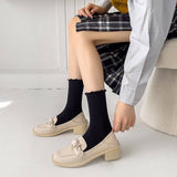 Warm Brown Fungus Mid-Calf Women'S Socks_Cwms0592