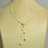 Womens Natural Freshwater Pearl Necklace
