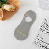 CASUAL SOLID COLOR MESH INVISIBLE SOCKS FOR WOMEN_CWMS2032