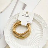 4PCS BRAIDED ELASTIC HAIR TIES SET FOR WOMEN_CWAHA0334