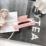 ELEGANT SQUARE HAIR CLAW MEDIUM ACETATE CLIP_CWAHA1483