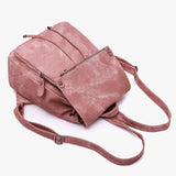 PU LEATHER BACKPACK CANDY COLOR FOR WOMEN HANDBAG_CWAB0741