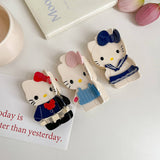 CUTE CAT HAIR CLAW ACETATE CARTOON ANIMAL CLIP_CWAHA5710