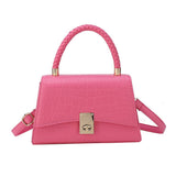 2024 SIMPLE TEXTURE STONE SHOULDER BAG_CWAB3335