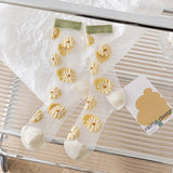 FLORAL SUMMER SHEER MESH SOCKS FOR WOMENS_CWMS0444