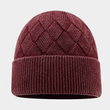 Winter Knit Beanie Hat Women Warm Ear Cover_Cwah04732