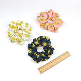 SWEET PINEAPPLE PRINT ELASTIC HAIR TIE_CWAHA1016