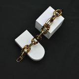 11 81ACRYLIC CHAIN HANDLE MULTI COLOR BAG STRAP_CWMM5090