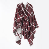 NEW FASHION SHAWL PLAID DUAL PURPOSE SIMPLE SHAWL_CWMM2086