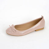 FLAT BOTTOM SOFT LEATHER BOW CASUAL WOMEN SHOES_CWSHF0021