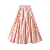 HIGH WAIST A LINE SKIRT TEMPERAMENT UMBRELLA SKIRT_CWBMS0289