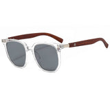 Wood Grain Square Sunglasses For Street Style_Cwasg1153