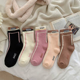 2024 NEW SIMPLE LINES WARM SOCKS_CWMS0665