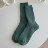 Warm And Cute Polka Dot Home Sleeping Socks_Cwms1057