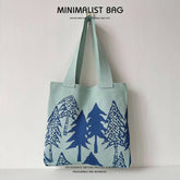 Women Fashionable Knitted Shoulder Bag Handbag_Cwab1512