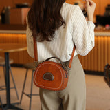 CASUAL RETRO DISTRESSED SHOULDER BAG_CWAB2985
