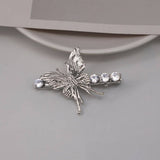 COLD STYLE LIQUID METAL BUTTERFLY ZIRCON HAIRPIN_CWAHA4754