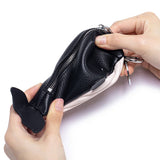 Whale Shaped Portable Leather Key Wallet_Cuab00368