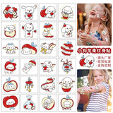 CUTE DOG APPLE TATTOO STICKERS FOR KIDS_CWMM8225