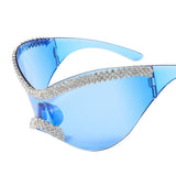 LUXURY RHINESTONE LARGE FRAME CYCLING SUNGLASSES_CWASG0863