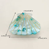 2 SMALL SHELL HAIR CLAW CLIP FOR BACK HAIR_CWAHA0653