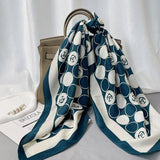 HERRINGBONE VELVET SCARF 90CM SOFT WINTER WRAP_CWASC0889