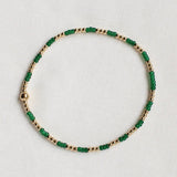 BOHEMIAN STYLE STACKING GOLD ANDCOPPER BEADBRACELET_CWMM3876