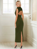 Womens Sexy Bodycon Maxi Dress