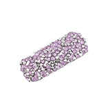 FRESH SWEET SILVER FULL RHINESTONE SIDE CLIP_CWAHA6363