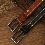 ETHNIC STYLE HANDMADE STRING COLORFUL BEAD BELT_CWMM3950