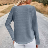 Solid-Color Teak Lace Patchwork Top T-Shirt