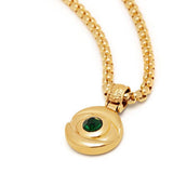 Zirconiavils Eye C Vicle Necklace_Cwmm5340