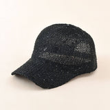 Wome Trend Summer Sequins Baseball Cap Sun Hat Cwah1413