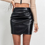 SEXY HIGH WAIST IRREGULAR PU LEATHER SKIRT_CWBSS0391