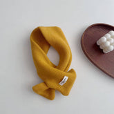 KIDS KNIT SCARF SOFT WARM CROSS NECK WARMER_CWASC2092