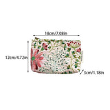 Floral Makeup Bag Travel Wash Wallet Storage Pouch_Cuab00693