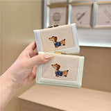 New Pu Embroidered Cartoon 3-Fold Wallet_Cwab06263