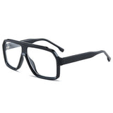 POLYGONAL UNISEX CORE TEMPLE FASHION SUNGLASSES_CWASG1199