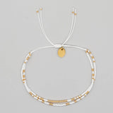 DOUBLE LAYER RICE BEAD HAND WOVEN BEADED BRACELET_CWMM3875