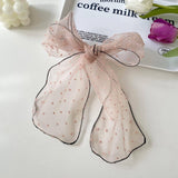 FASHIONABLE POLKA DOT BOW SCARF SCARF_CWASC0767
